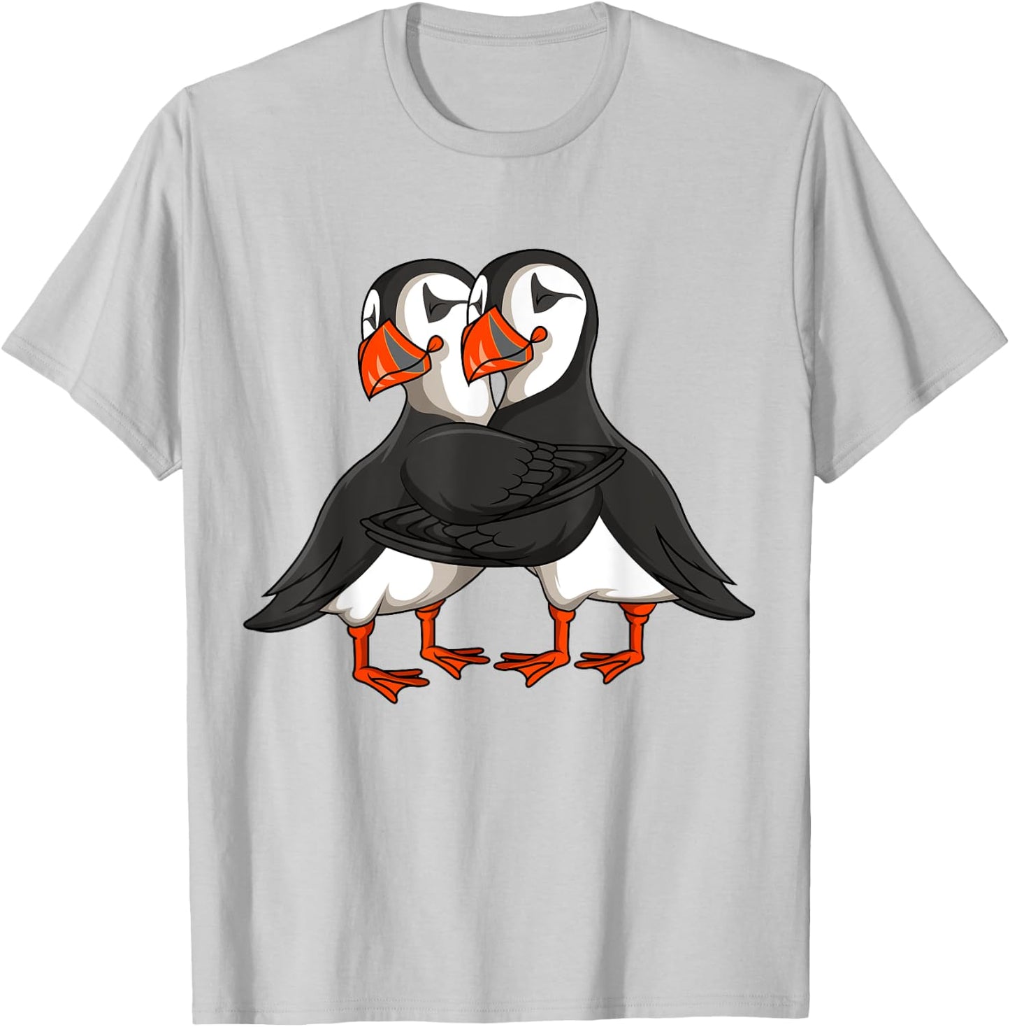 Puffin Lover Kids Girls Women Puffin Bird T-Shirt - T-Shirt | Ash