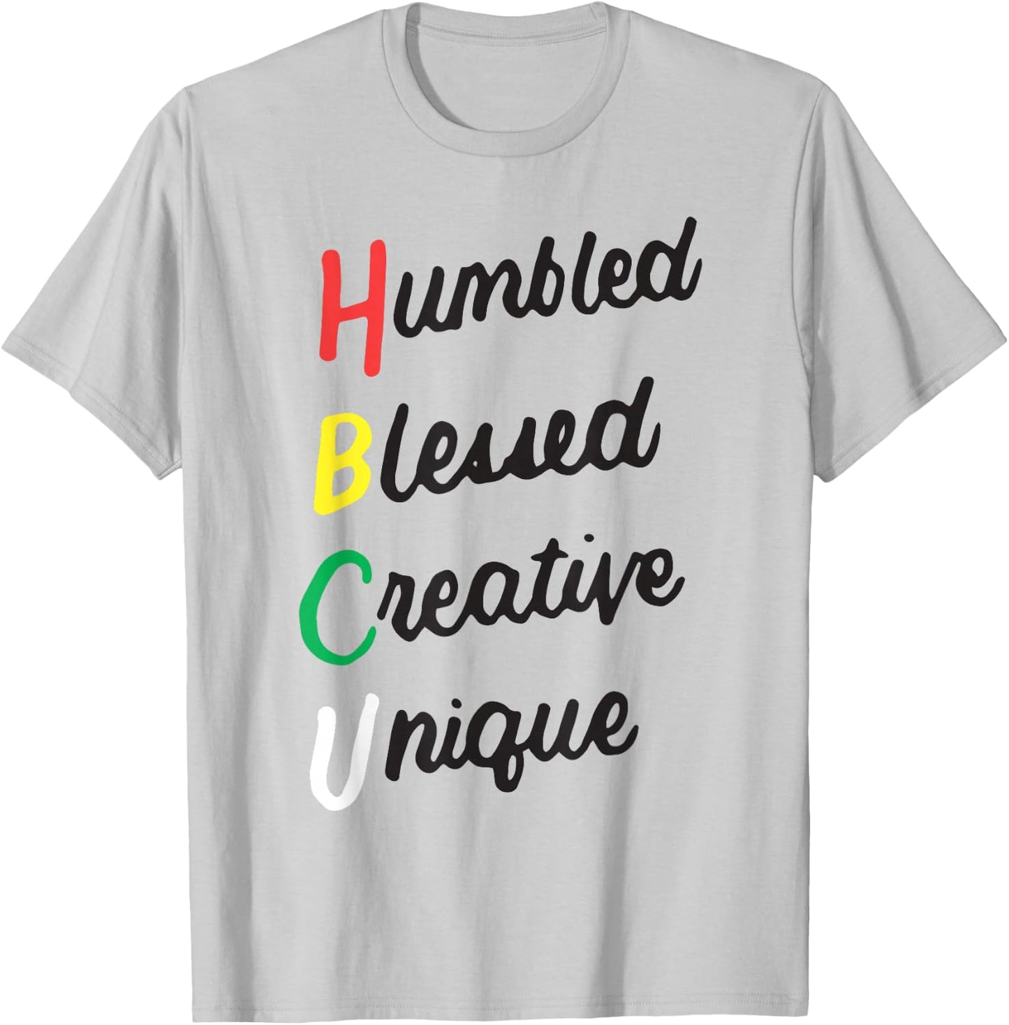 Historically Black Colleges and Universities Gifts HBCU Apparel African Humbled Blessed Creative Unique for -Adults, Kids, Grey, Small, Short Sleeve T-Shirt - T-Shirt | Ash