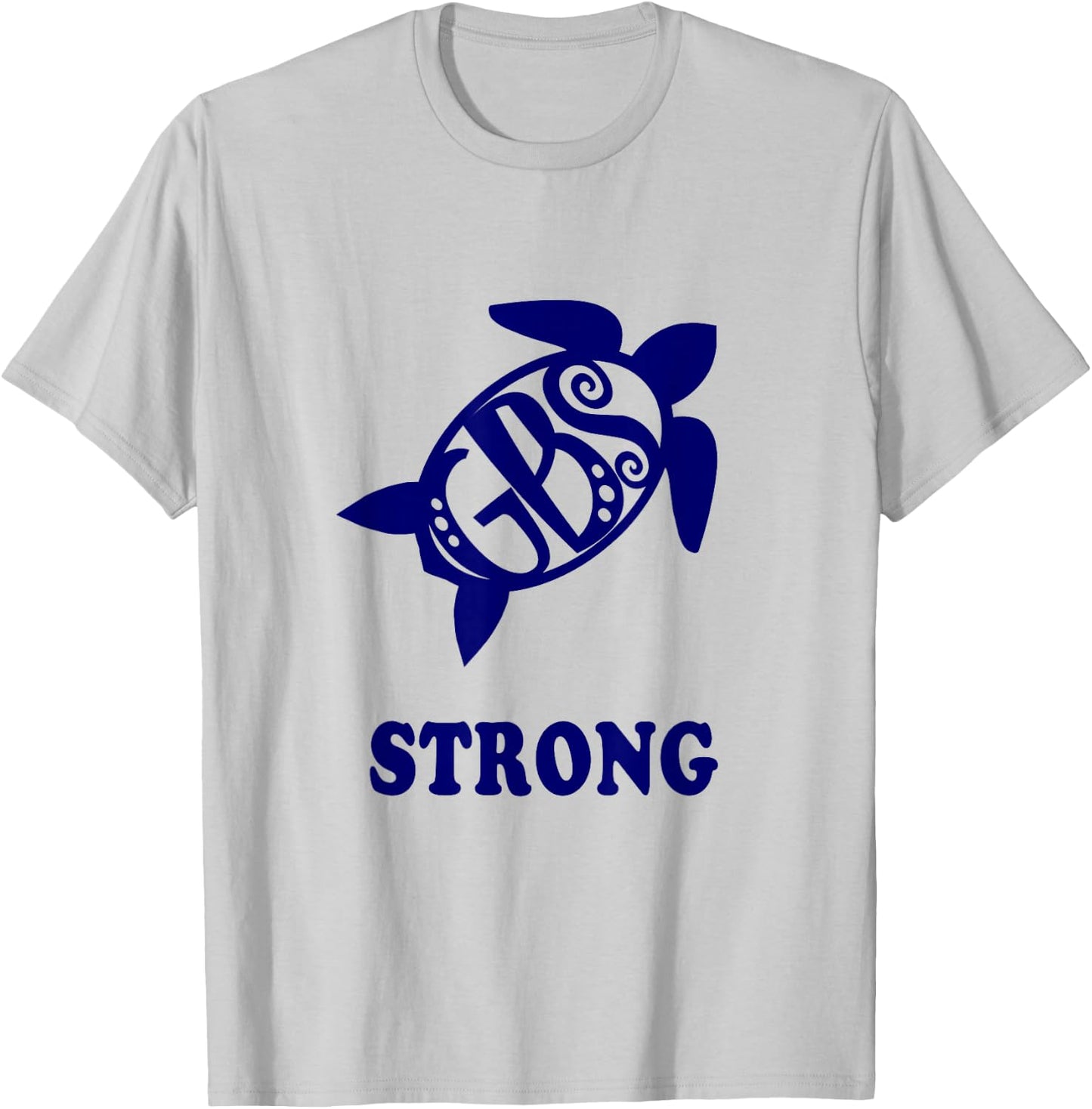 GBS turtle STRONG Guillain Barre syndrome survivor T-Shirt - T-Shirt | Ash