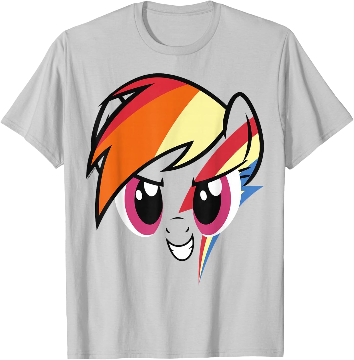 My Little Pony: Friendship is Magic Rainbow Dash Big Face T-Shirt - T-Shirt | Ash