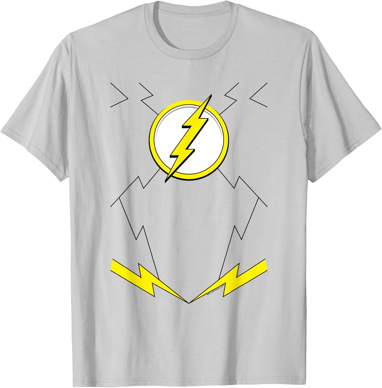 The Flash New Uniform Halloween Costume T-Shirt - T-Shirt | Ash