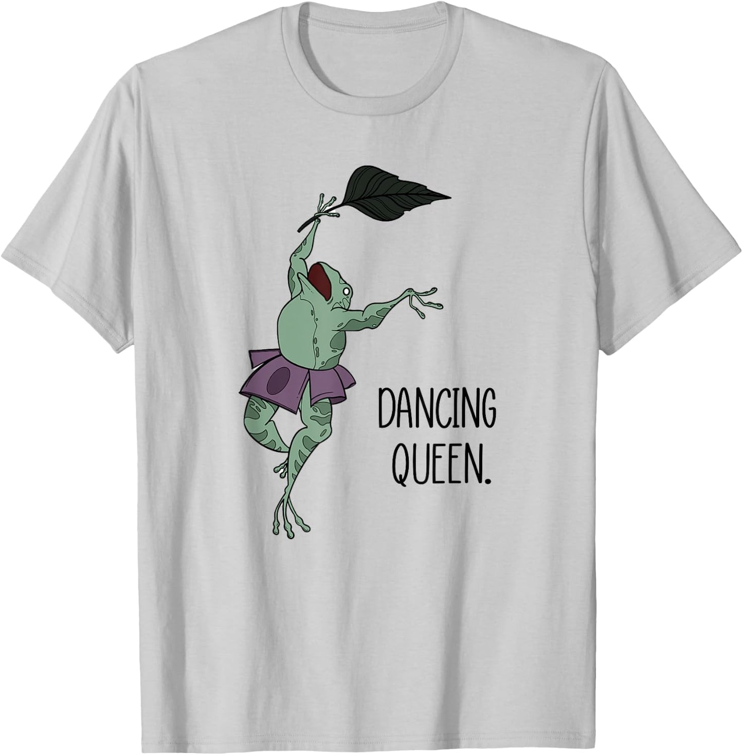 Dancing Queen Frog Ballet Dance T-Shirt - T-Shirt | Ash