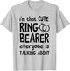 Ring Bearer I'm That Cute Wedding Party Security Ring T-Shirt - T-Shirt | Ash
