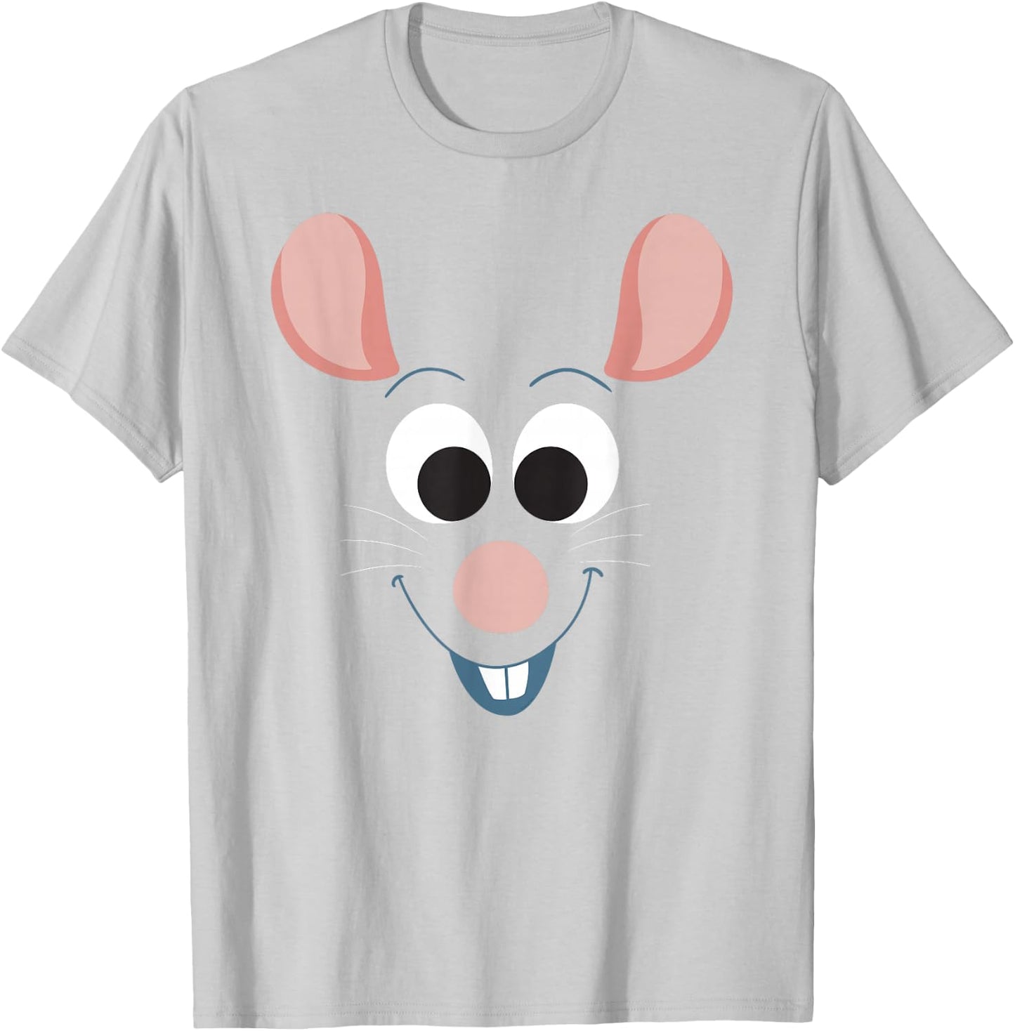 Disney Pixar Ratatouille Remy Character Face T-Shirt - T-Shirt | Ash