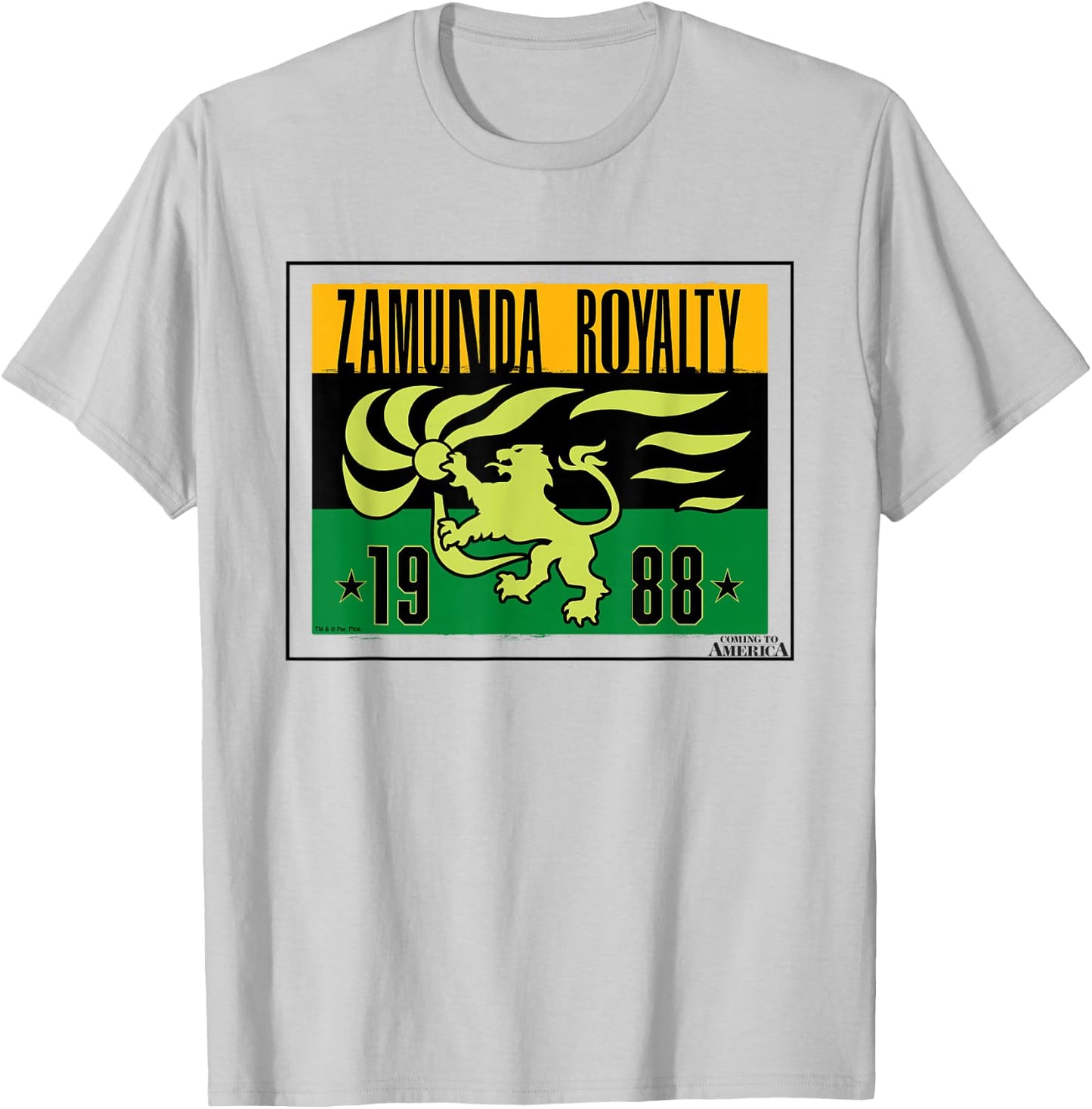 Coming To America Zamunda Royalty 1988 T-Shirt - T-Shirt | Ash
