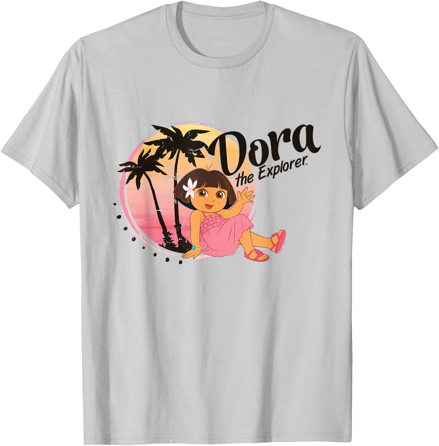 Dora the Explorer Tropical Breezes T-Shirt - T-Shirt | Ash