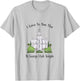 St George Utah Temple, I love to see my temple, color T-Shirt - T-Shirt | Ash