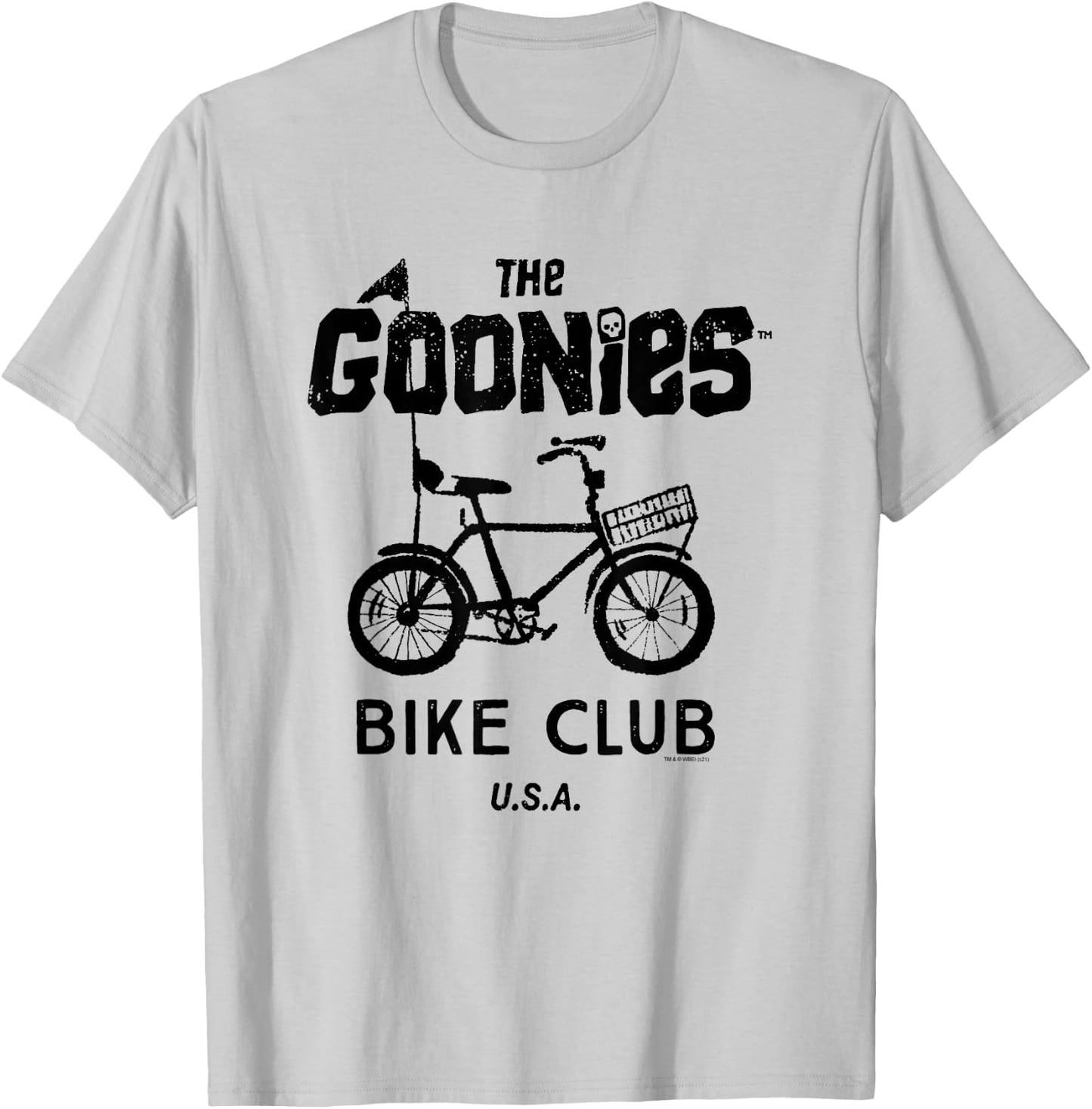 The Goonies Bike Club Black Logo Movie T-Shirt - T-Shirt | Ash