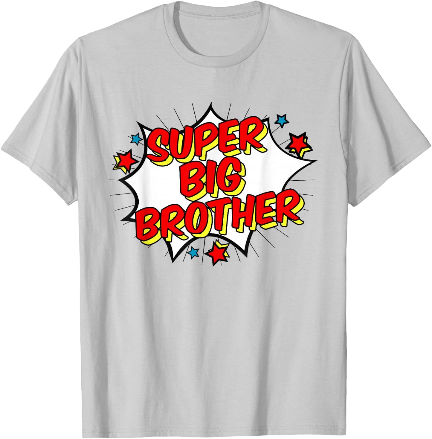 Superhero Super Big Brother Matching Sibling T-Shirt - T-Shirt | Ash