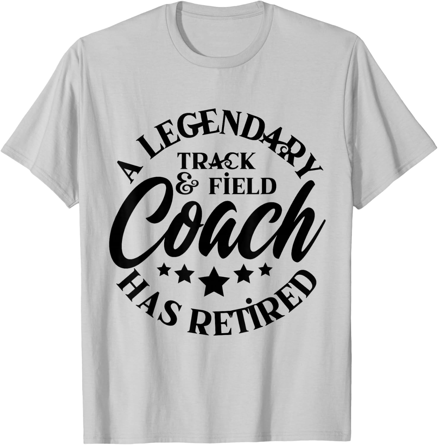 Retired Track & Field Coach Class 2022 2023 Retirement Men T-Shirt - T-Shirt | Ash