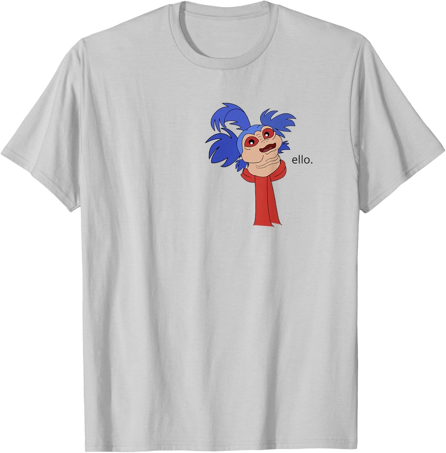 Worm Says Ello T-Shirt - T-Shirt | Ash