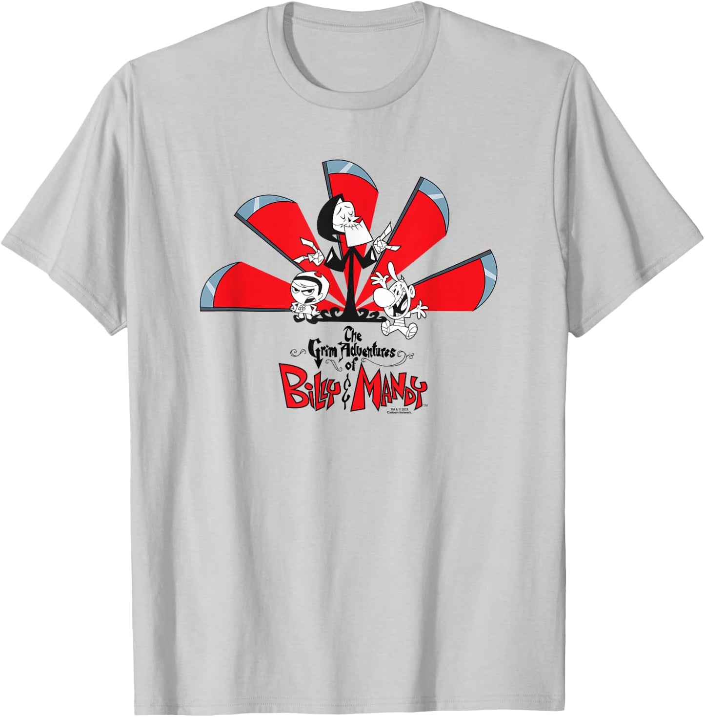 The Grim Adventures of Billy & Mandy Grim, Mandy & Billy T-Shirt - T-Shirt | Ash