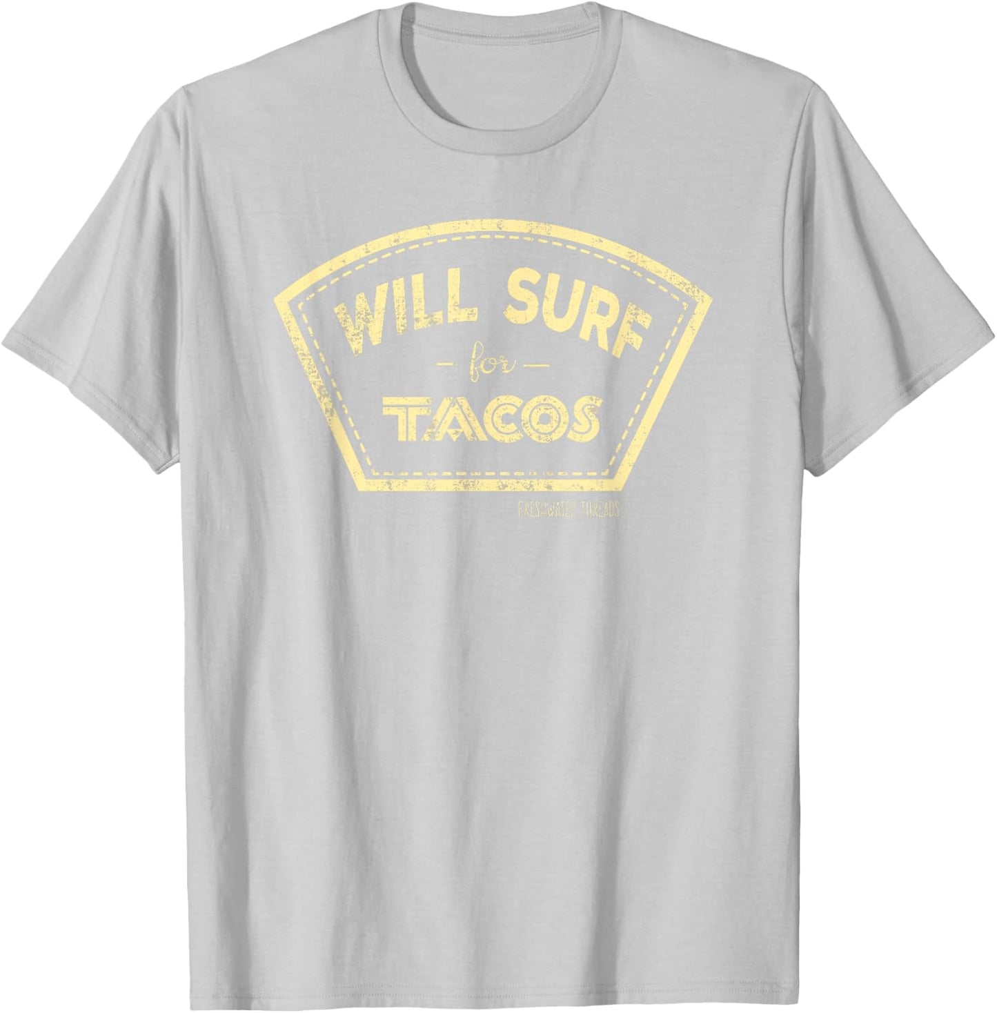 Will Surf For Tacos Kids T-Shirt - T-Shirt | Ash