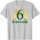 Six Geese A-Laying Song 12 Days Christmas T-Shirt - T-Shirt | Ash