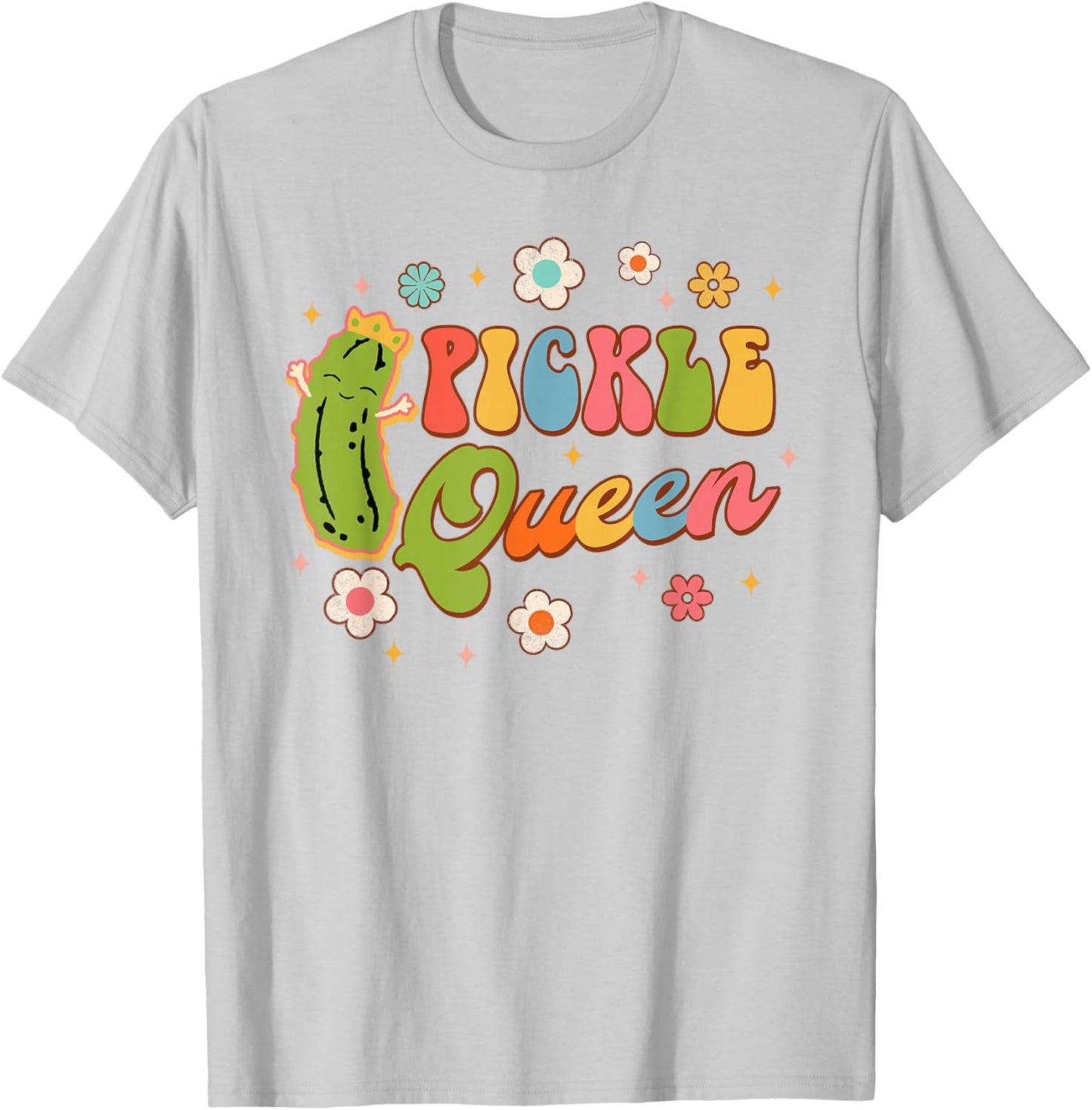 Pickle Queen Bridal Shower Bride To Be Bachelorette Matching T-Shirt - T-Shirt | Ash