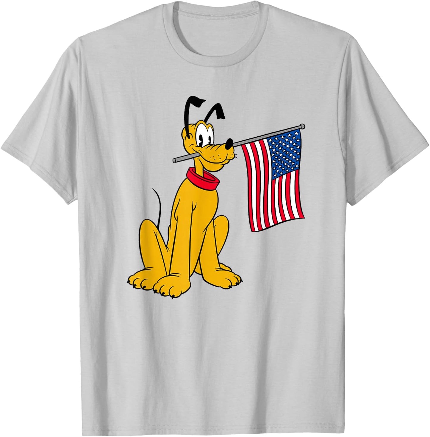 Disney Pluto Americana T-Shirt - T-Shirt | Ash