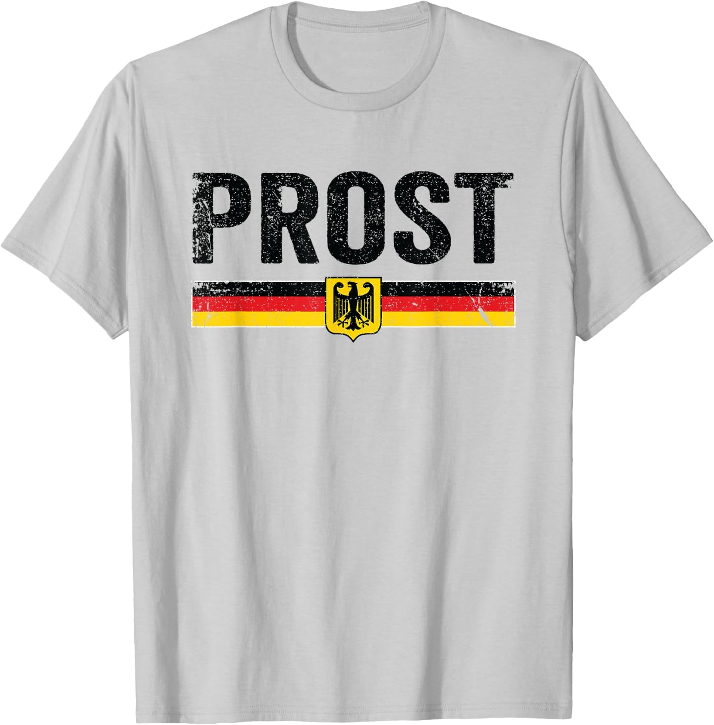 Oktoberfest Shirt Men Beer Festival Vintage Prost T-Shirt - T-Shirt | Ash