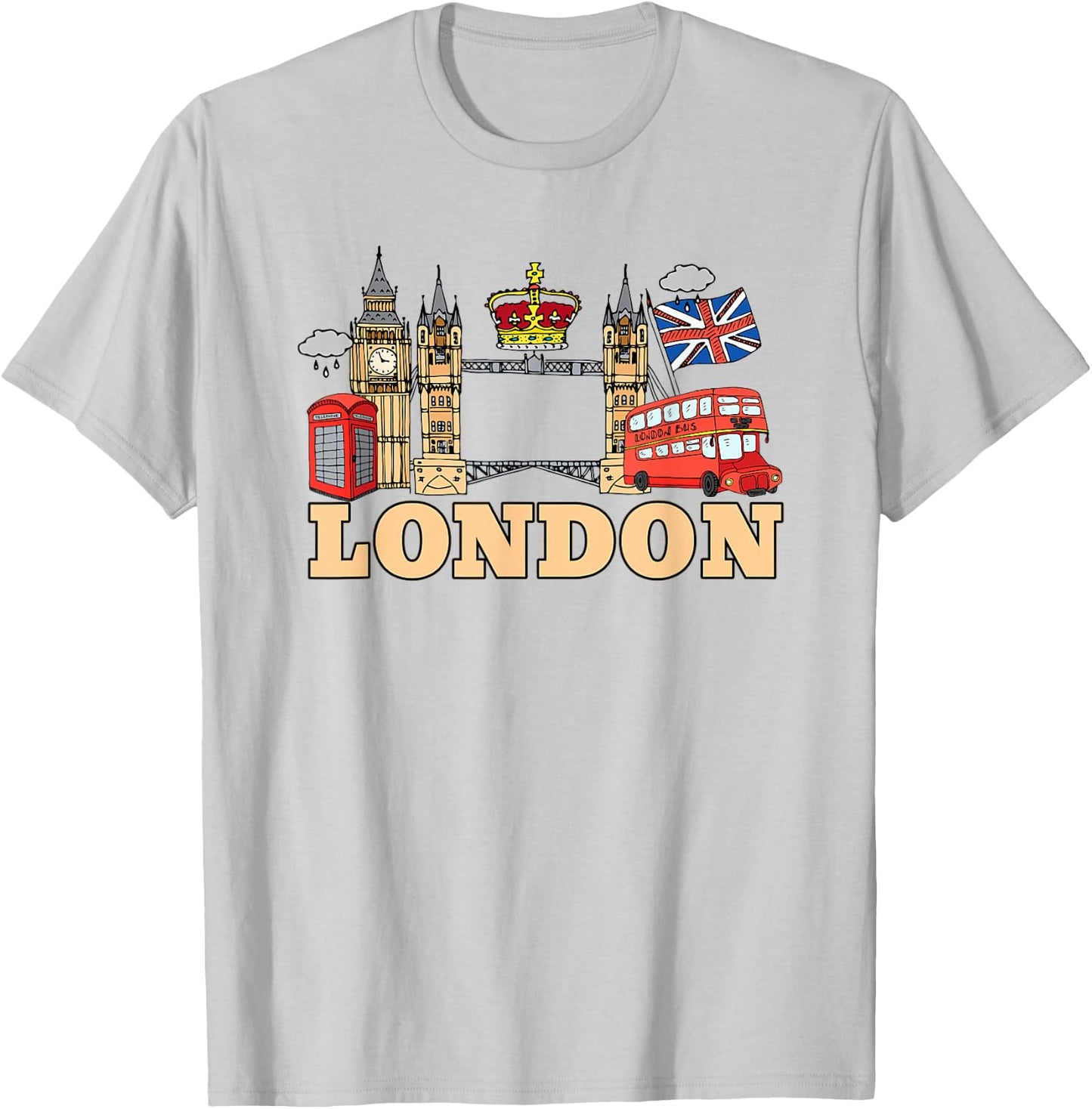 England London Shirt Souvenir Women Kids T-Shirt - T-Shirt | Ash