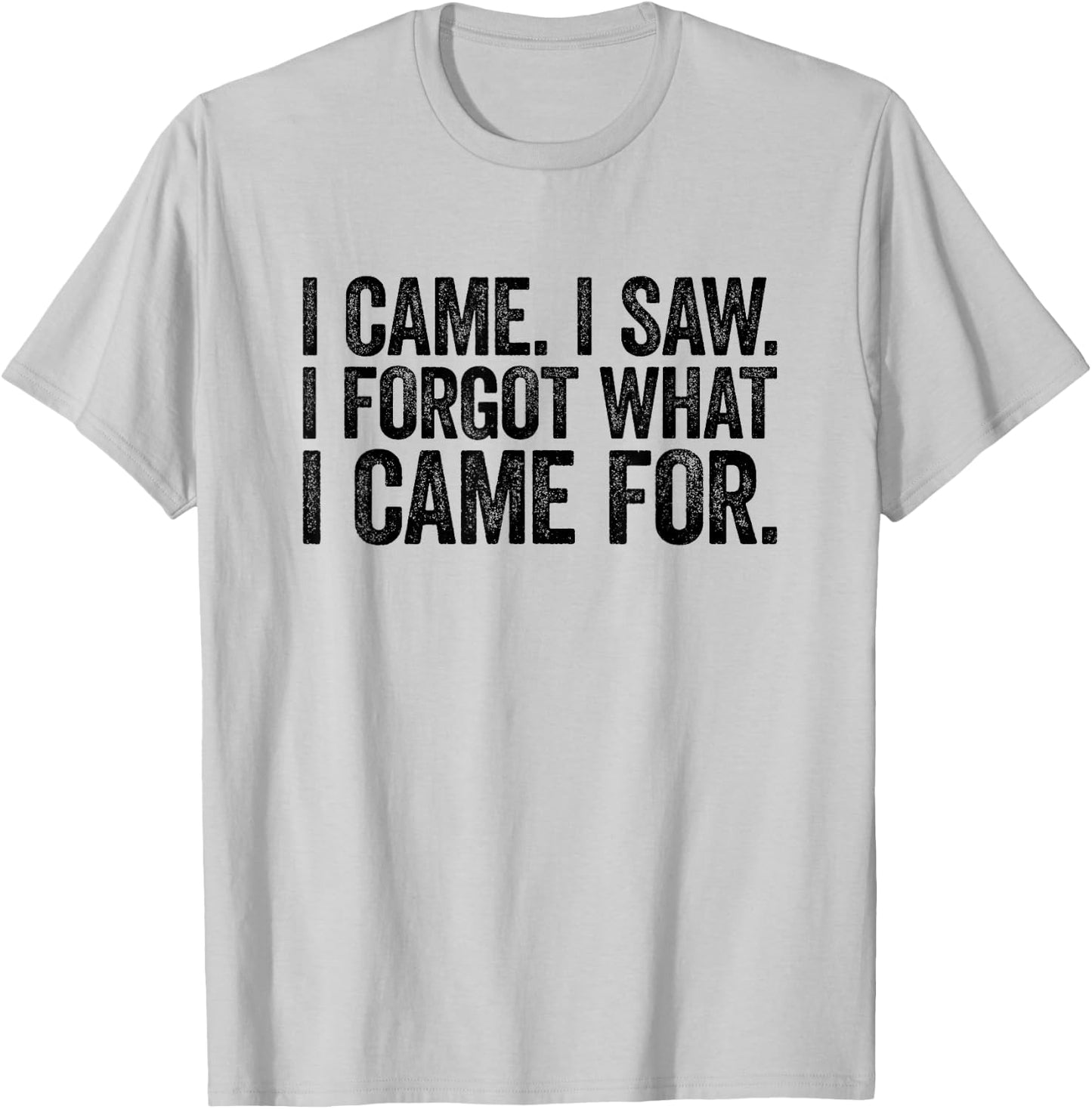 I Came I Saw I Forgot What I Came For T-Shirt - T-Shirt | Ash