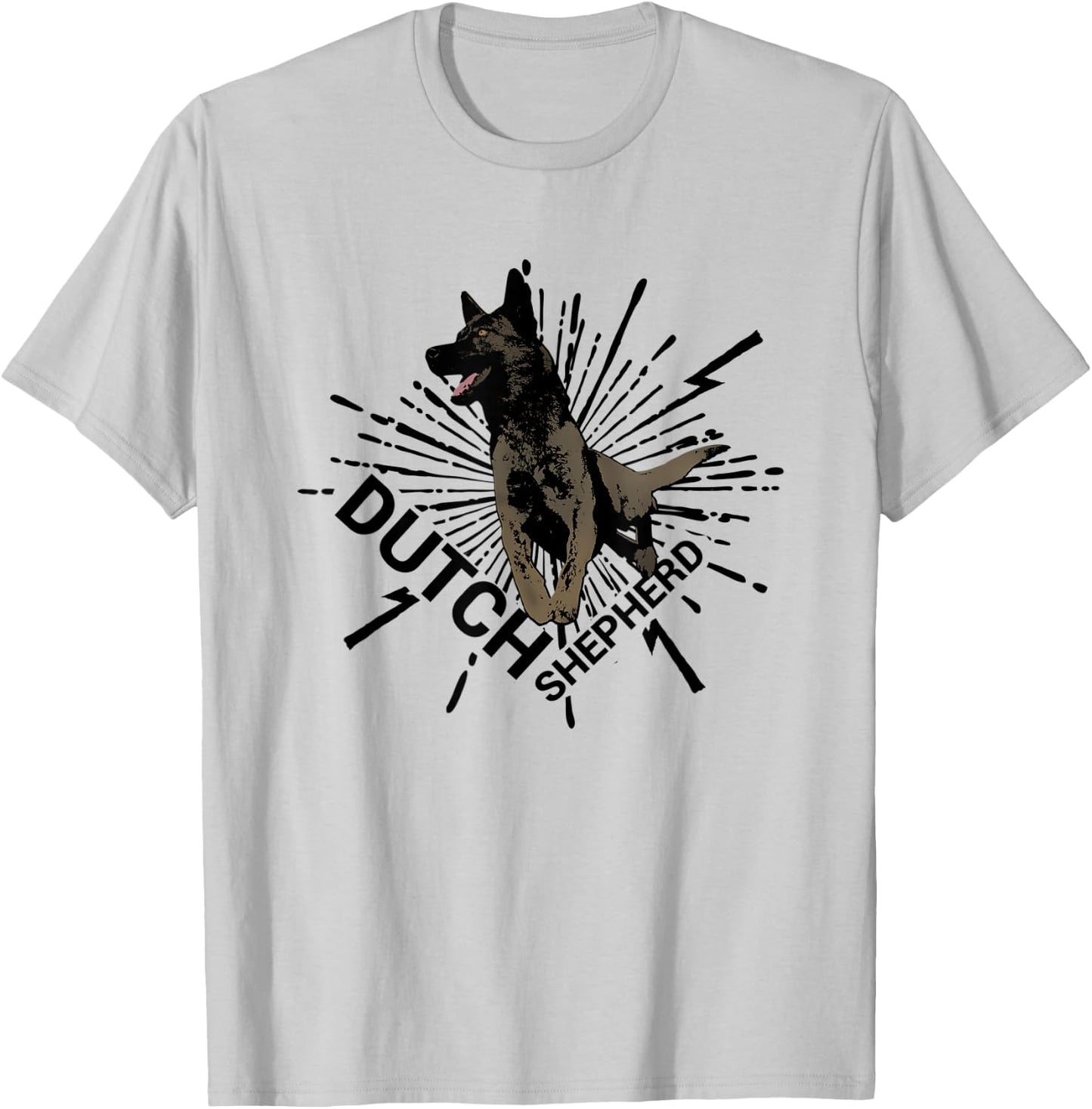 Dutch Shepherd - Dutchie T-Shirt - T-Shirt | Ash
