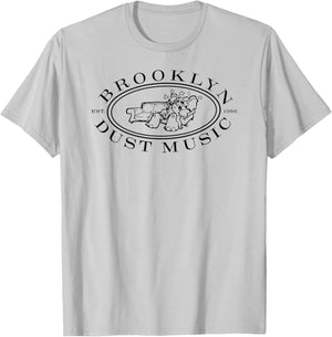 Brooklyn Dust Music Elephant Logo (Black) T-Shirt - T-Shirt | Ash