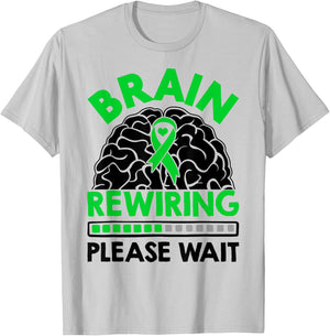 Neurology Neurodiversity Brain Rewiring Please Wait T-Shirt - T-Shirt | Ash