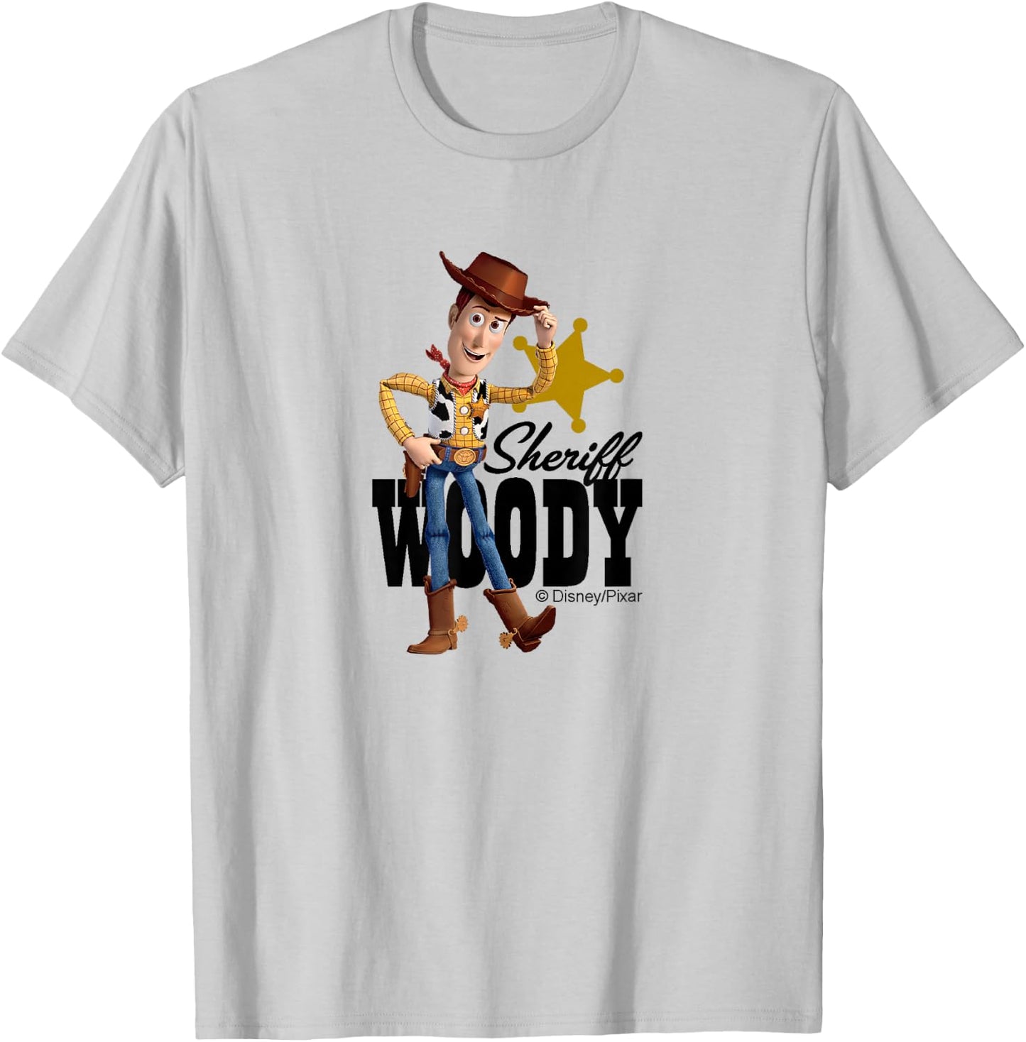 Toy Story - Sheriff Woody T-Shirt - T-Shirt | Ash