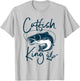 Cute catfish King design - catfish farmer Gift T-Shirt - T-Shirt | Ash