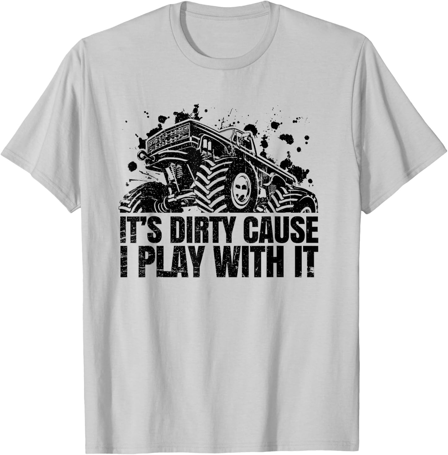 Mud Bogging T Shirt 4x4 Off Road Shirts for Mud Racing T-Shirt - T-Shirt | Ash