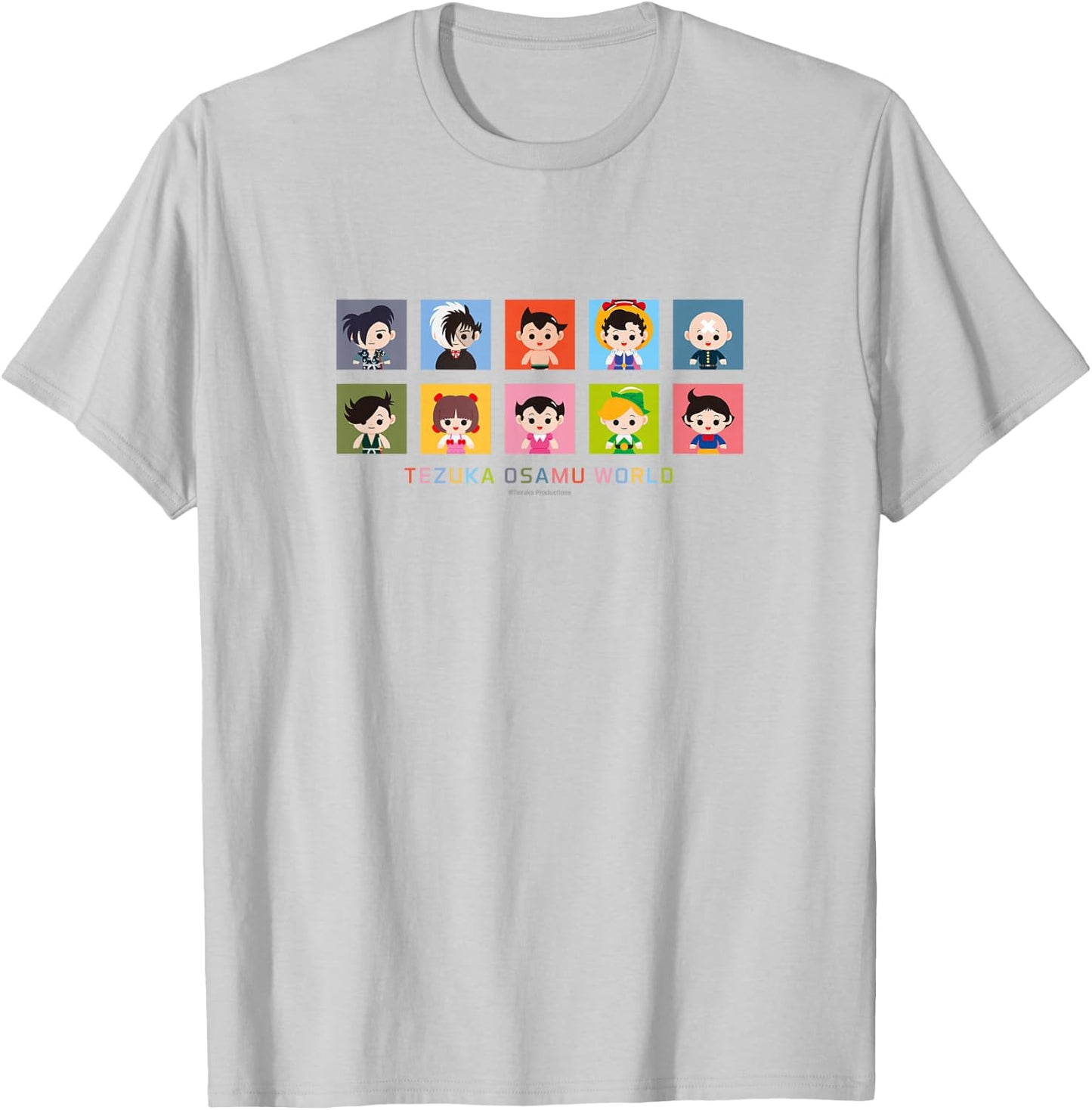 Tezuka Osamu World Figure3 (C) TEZUKA Productions T-Shirt - T-Shirt | Ash