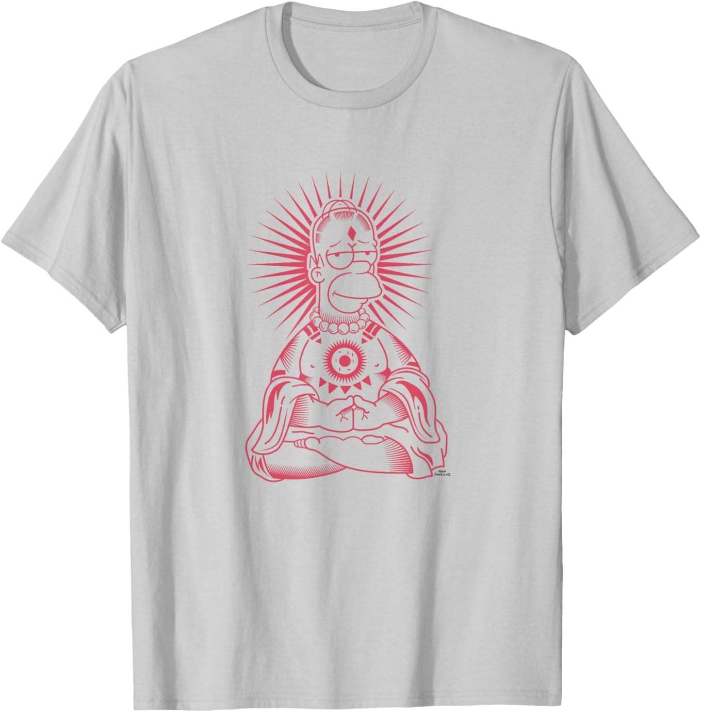The Simpsons Zen Homer T-Shirt - T-Shirt | Ash