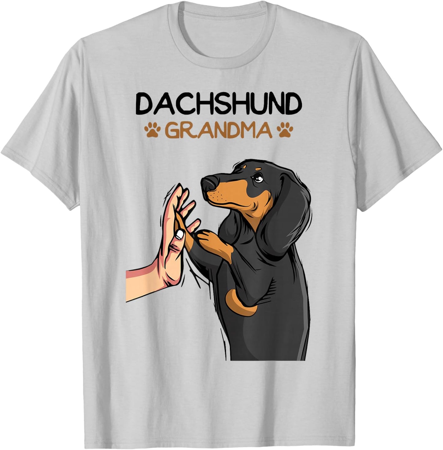 Dachshund Grandma Weenie Dog Weiner Dog T-Shirt - T-Shirt | Ash