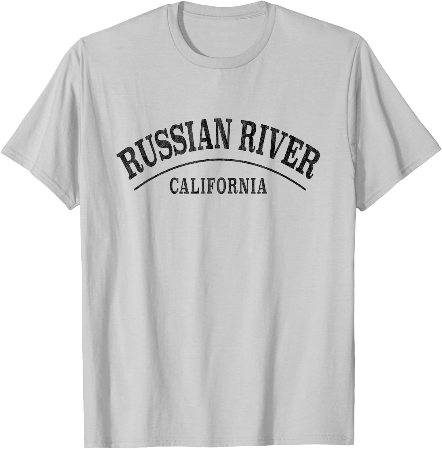 Russian River California - Russian River CA T-Shirt - T-Shirt | Ash