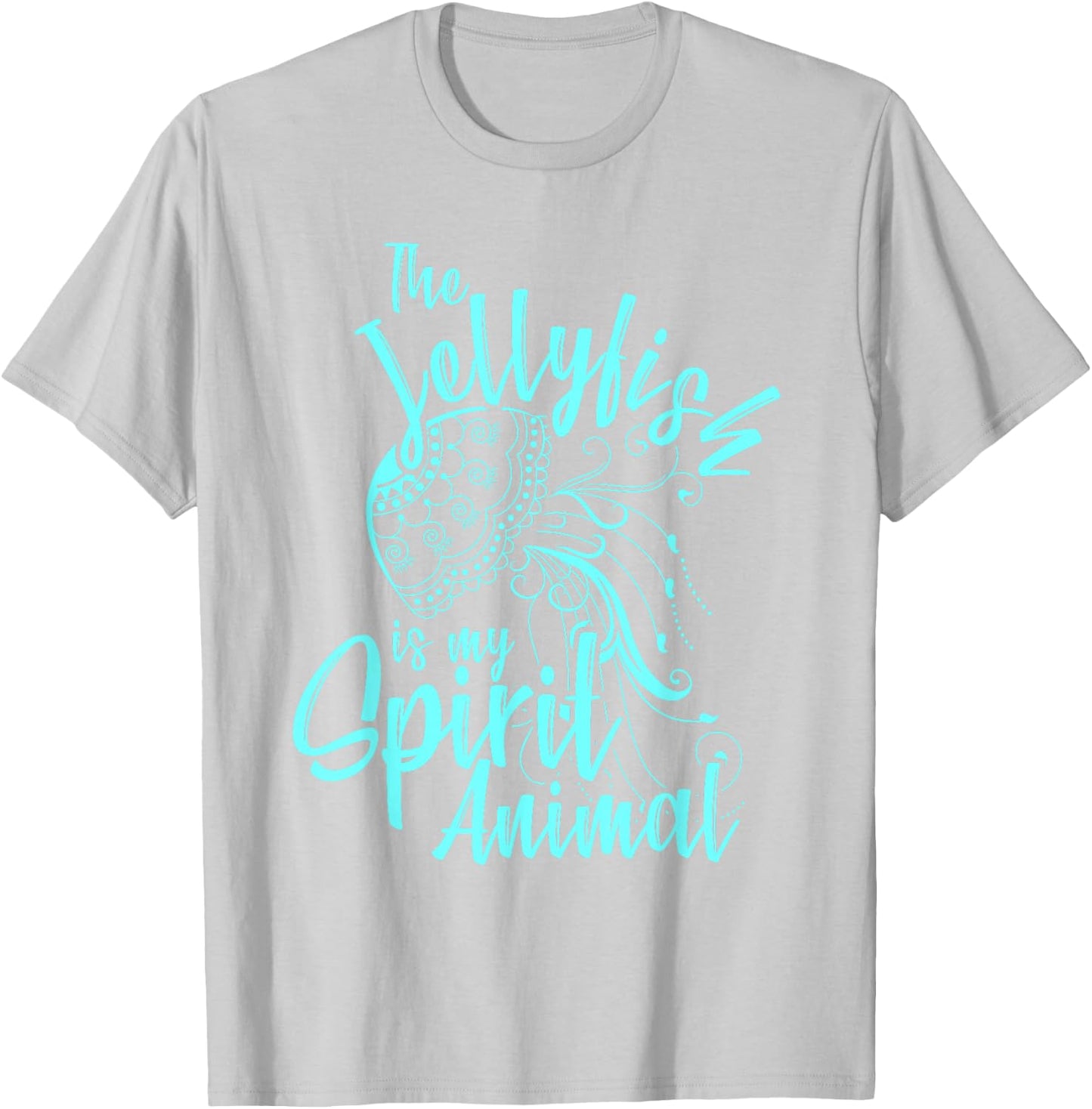 Spirit Animal Jellyfish T-Shirt - T-Shirt | Ash