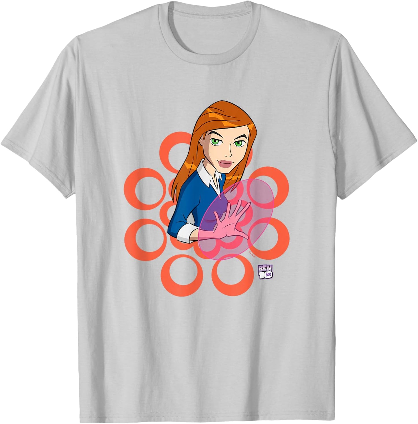 Ben 10: Alien Force Gwen Tennyson Magical Powers Shot T-Shirt - T-Shirt | Ash