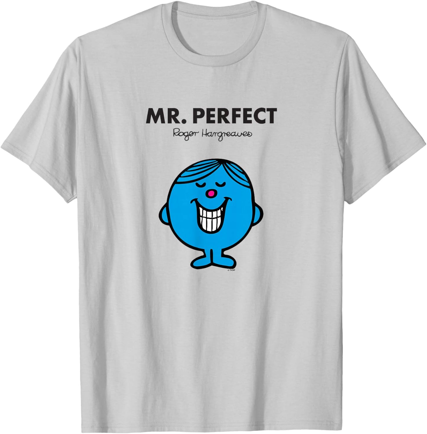 Mr. Men Mr. Perfect T-Shirt - T-Shirt | Ash