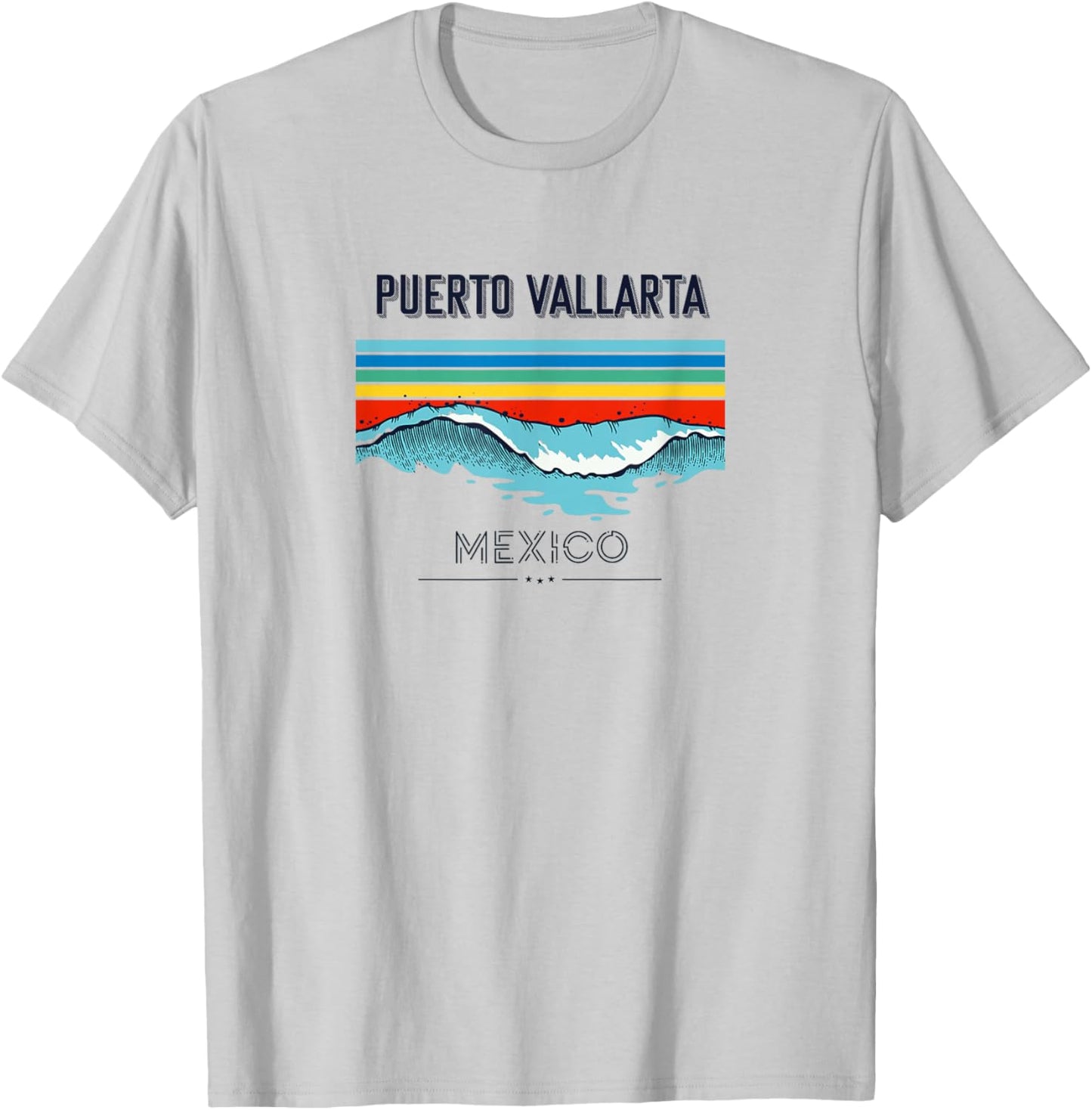 Puerto Vallarta Souvenir - Mexico Reminder T-Shirt - T-Shirt | Ash