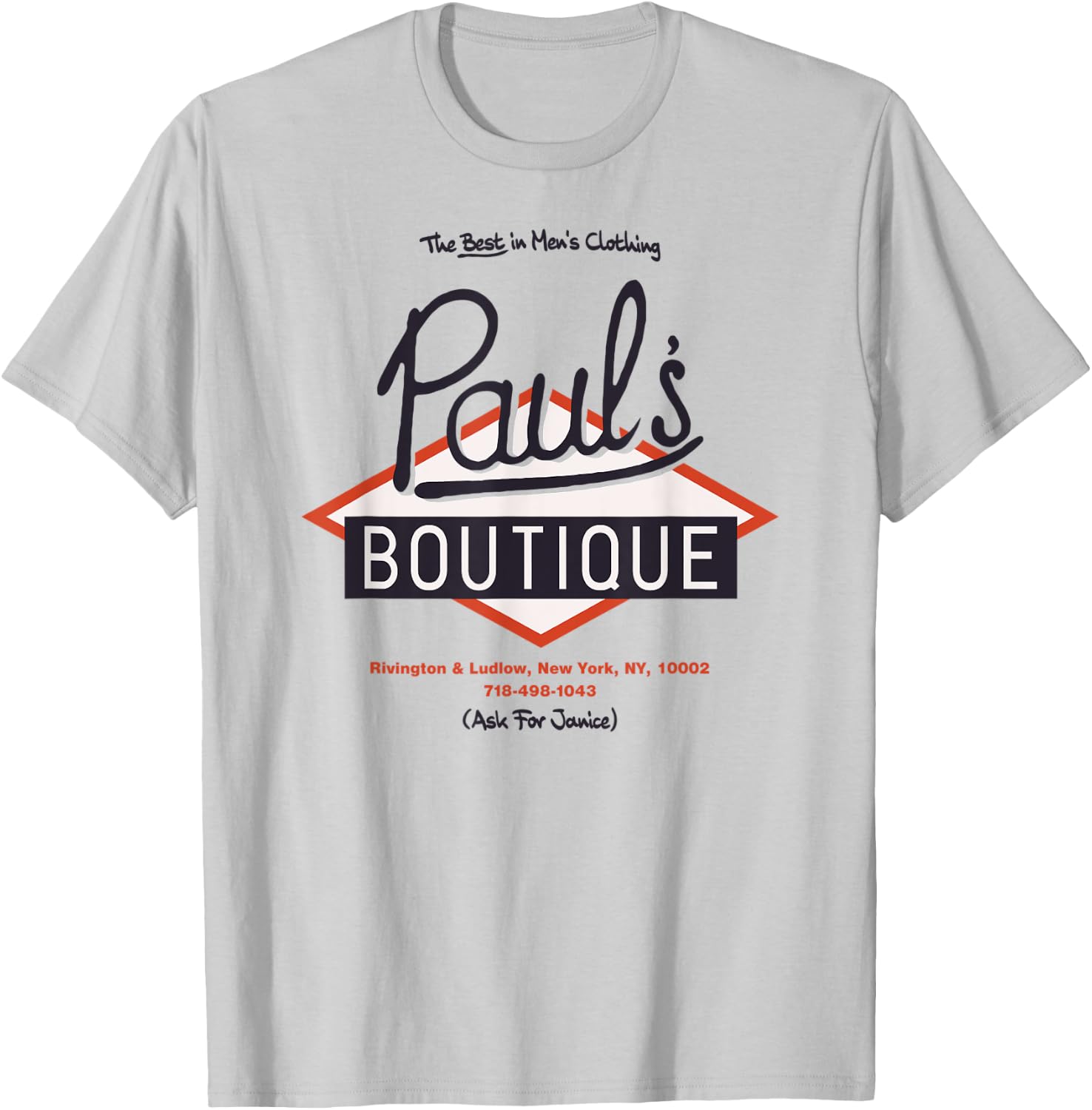 Paul Boutique Diamond Logo (Disease Color) Small T-Shirt - T-Shirt | Ash