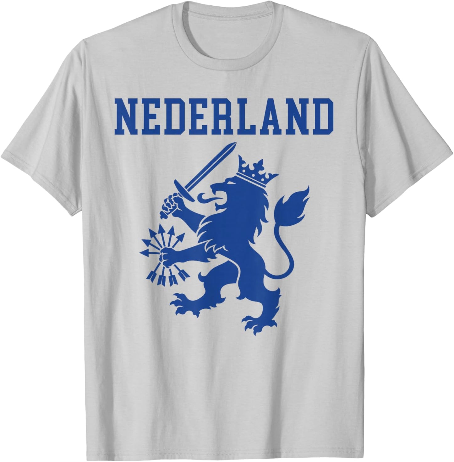 Holland Nederland Flag Dutch Lion Netherlands Pride T-Shirt - T-Shirt | Ash