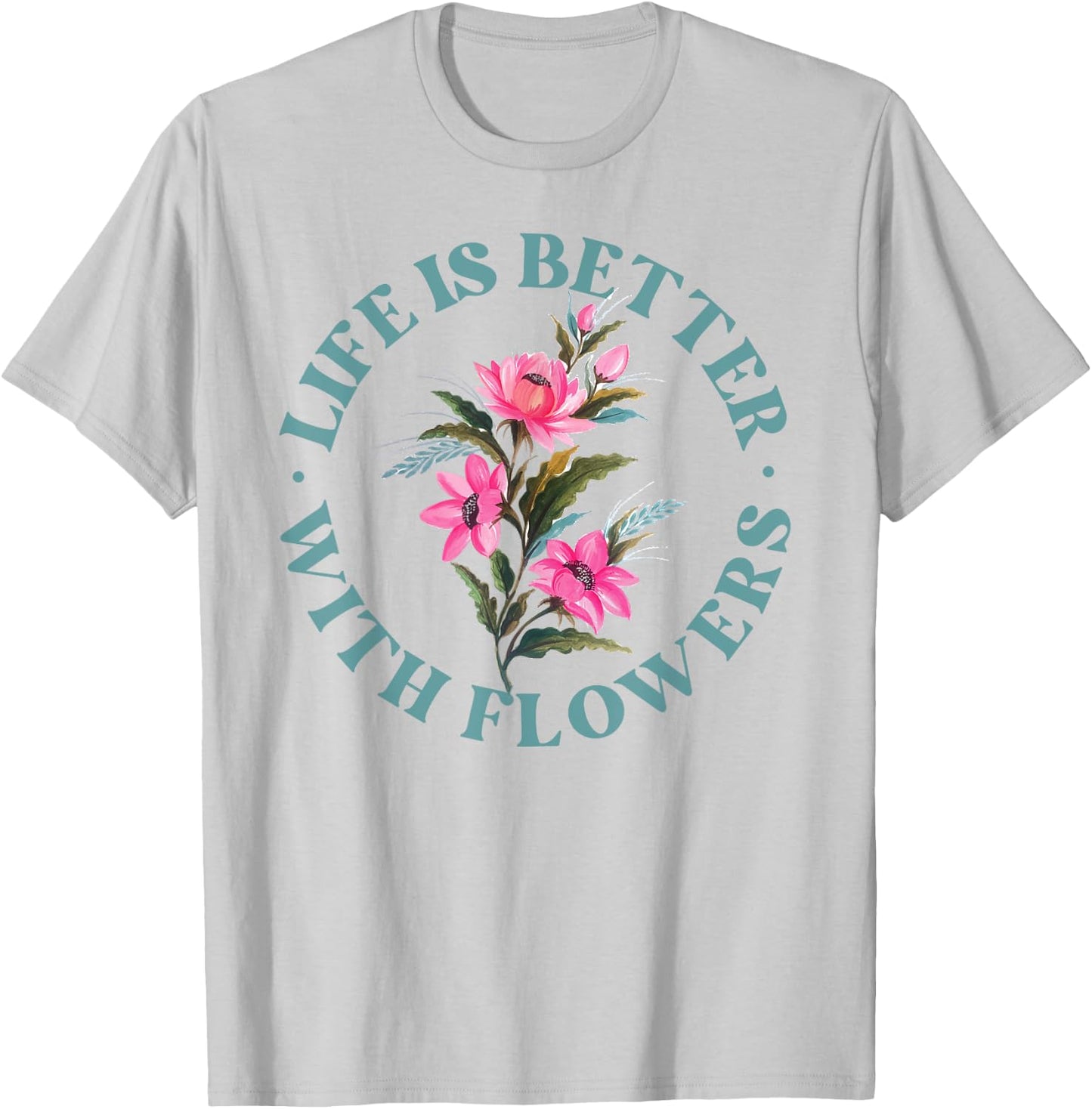 Florist Flower Bouquet Floral Designer Quote T-Shirt - T-Shirt | Ash