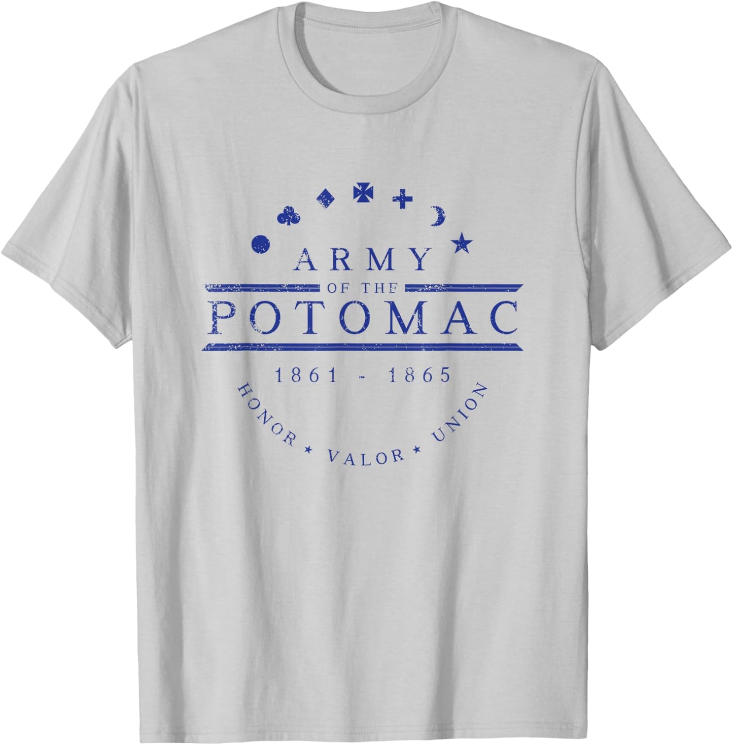 Civil War Union Army of the Potomac T-Shirt - T-Shirt | Ash