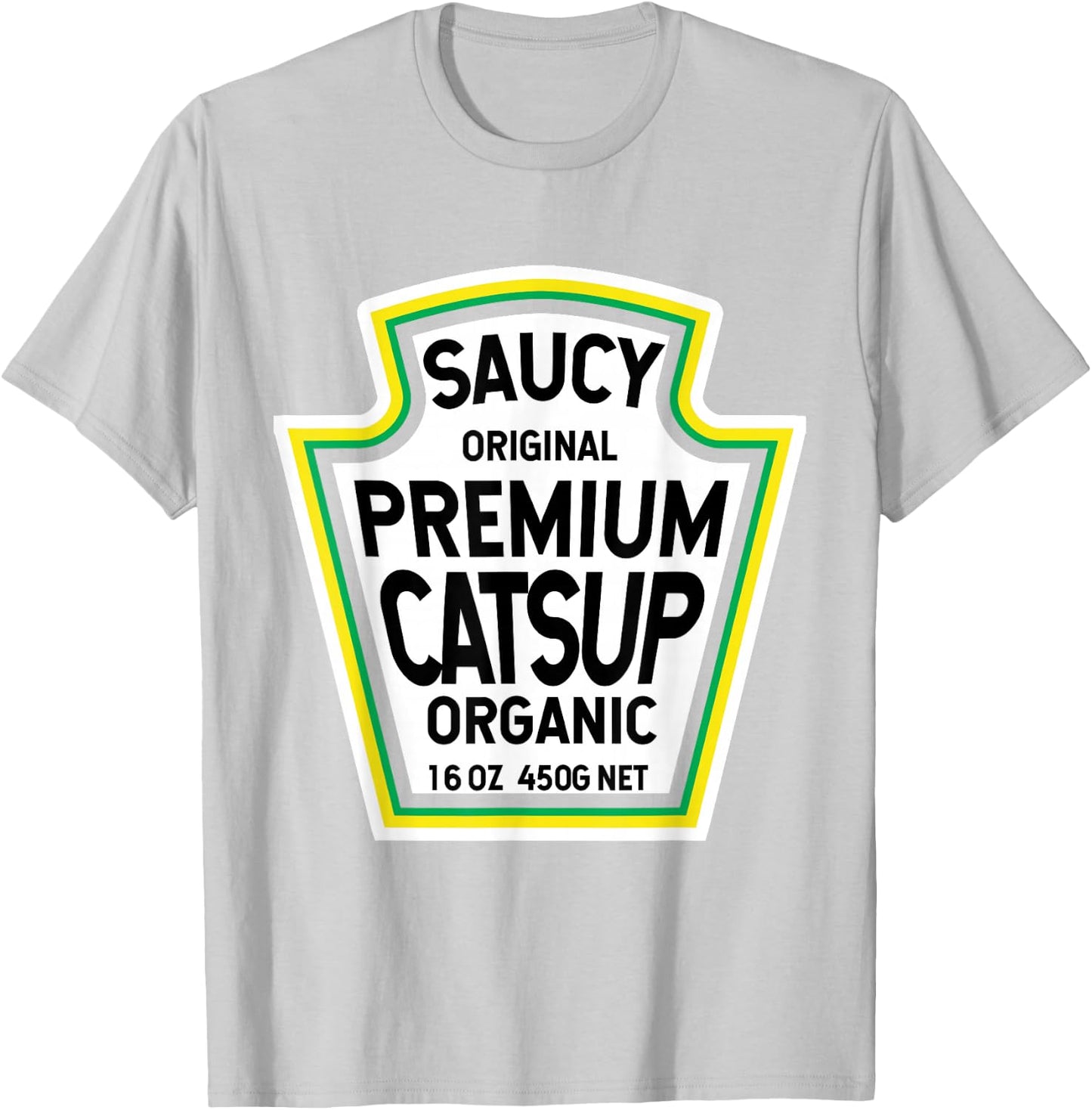 Ketchup Catsup Easy Halloween Costume Matching Group T-Shirt - T-Shirt | Ash