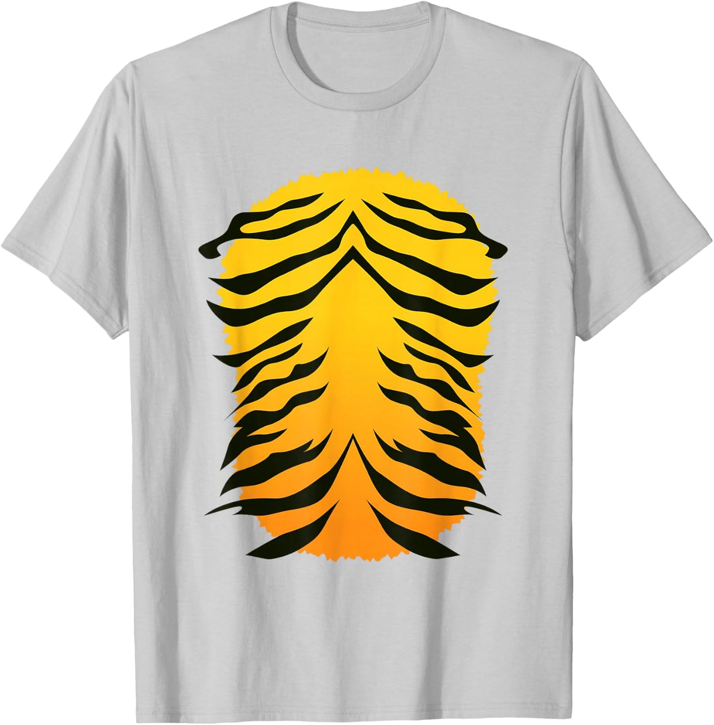 Tiger Costume Orange Tigers Print Stripes Halloween Costume T-Shirt - T-Shirt | Ash
