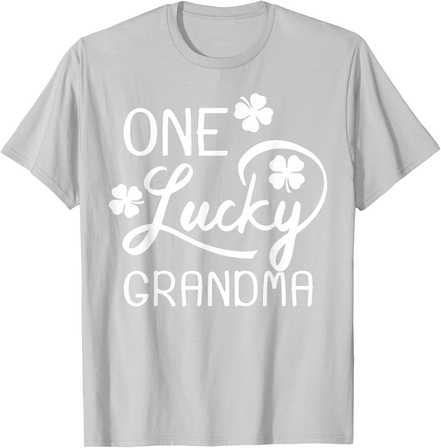 One Lucky Grandma St. Patrick's Day T-Shirt - T-Shirt | Ash