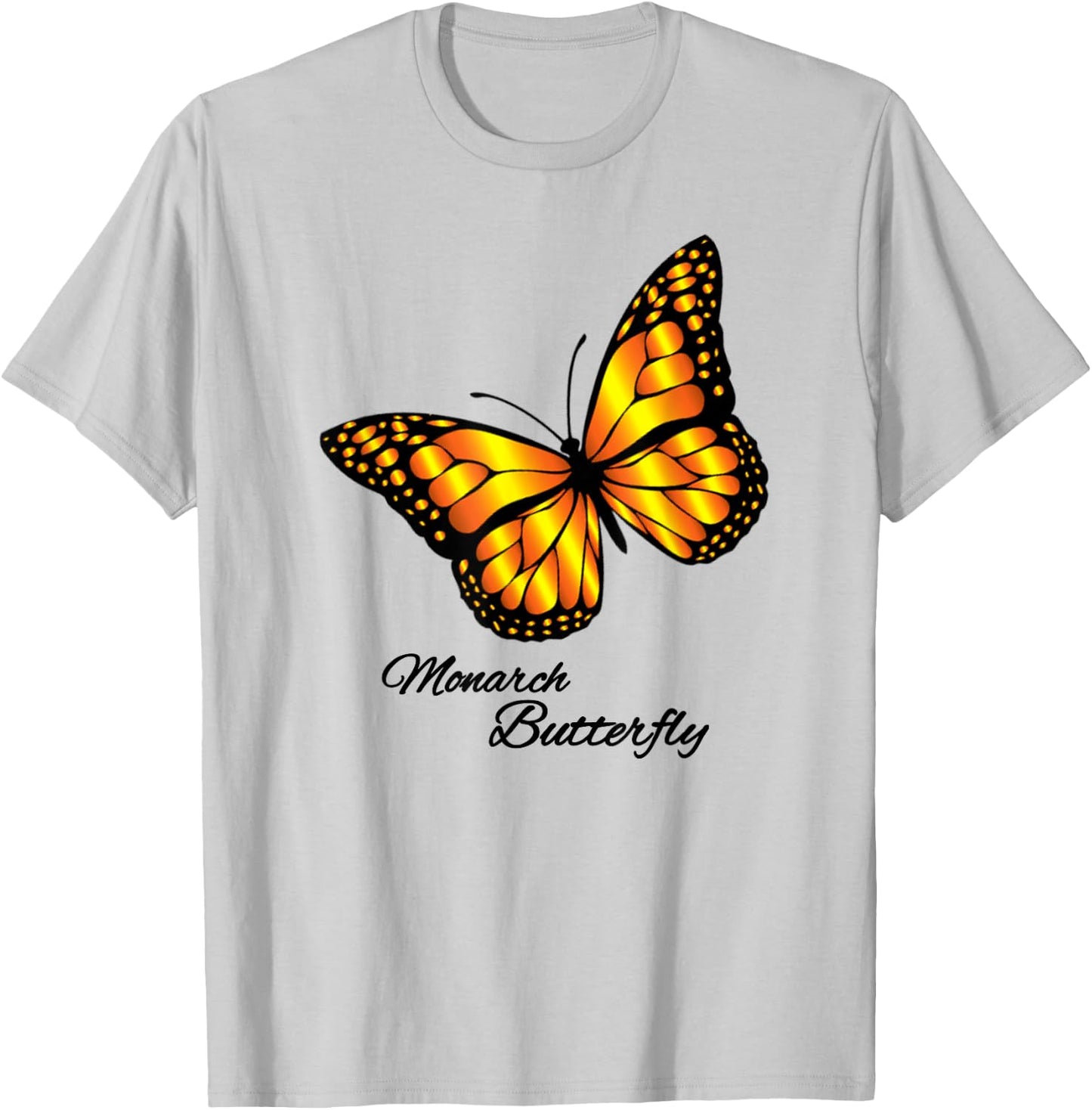 Monarch Butterfly T-Shirt - T-Shirt | Ash