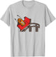 Funny Bitcoin Rollercoaster | Cryptocurrency T-Shirt - T-Shirt | Ash