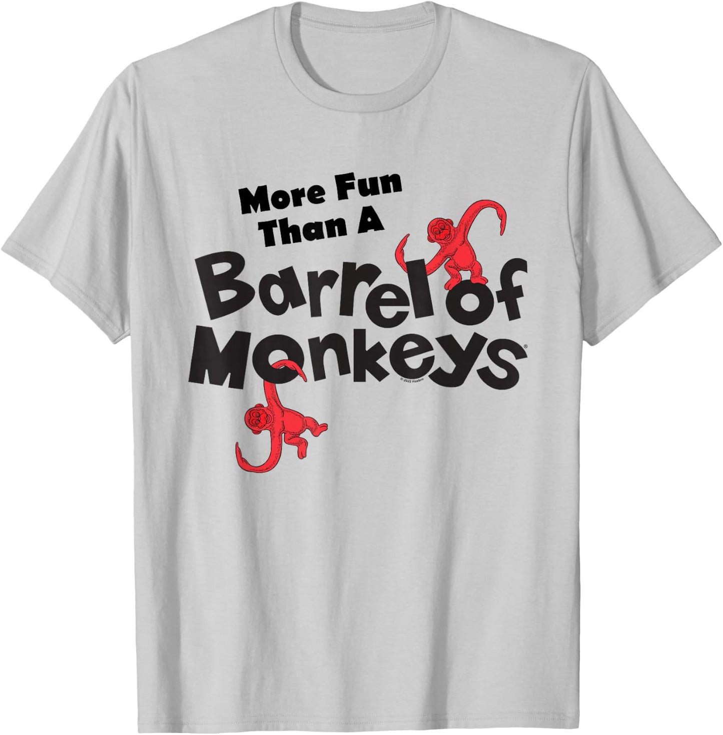 Barrel of Monkeys Dancing Monkeys T-Shirt - T-Shirt | Ash
