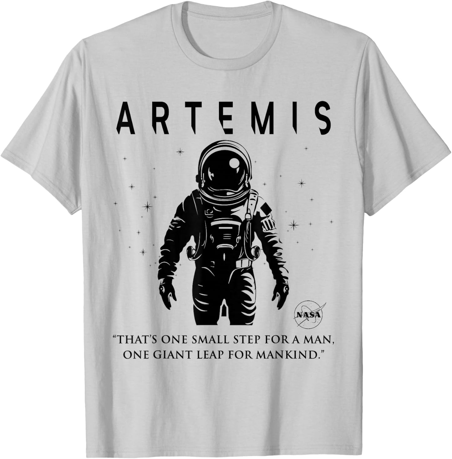 NASA Artemis Mission Astronaut T-Shirt - T-Shirt | Ash