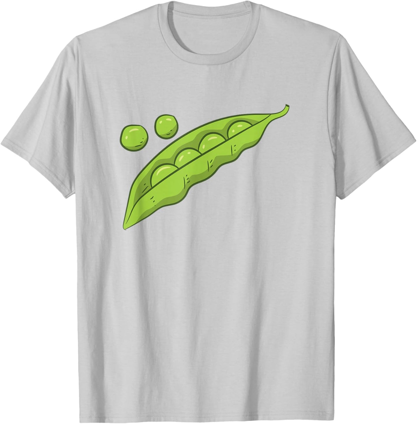 Funny Peas Vegetable Peas Costume T-Shirt - T-Shirt | Ash