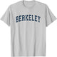 Berkeley California CA Vintage Sports Design Navy Design T-Shirt - T-Shirt | Ash
